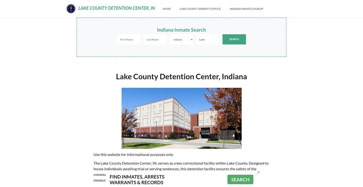 Preview of lakecountydetentionin.org
