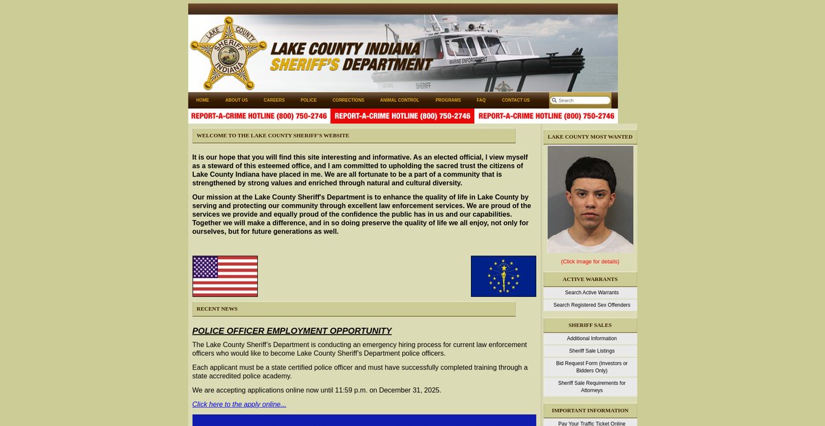 Preview of lakecountysheriff.com