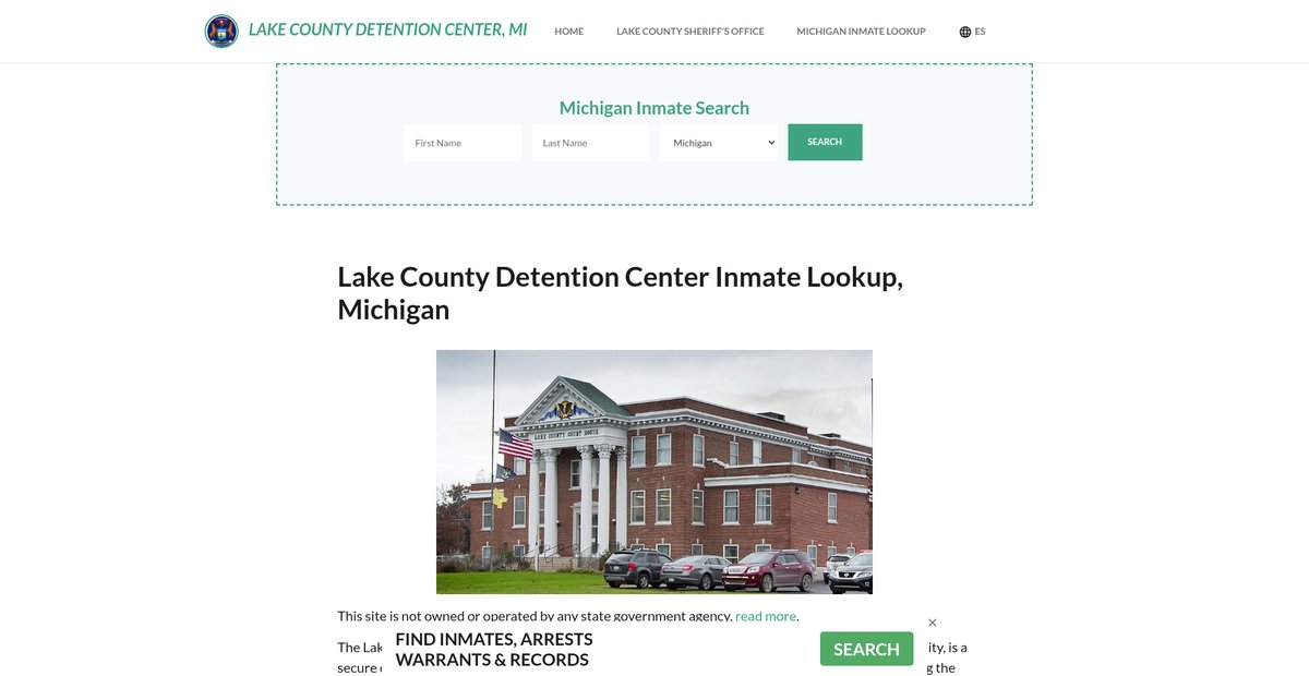 Preview of lakecountydetentionmi.org