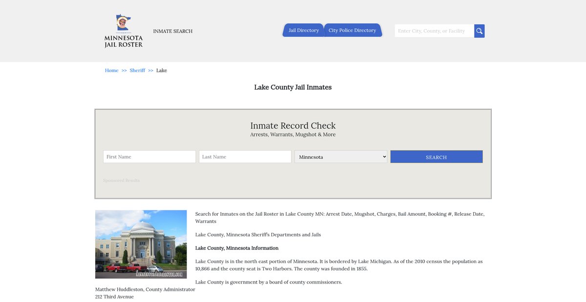 Preview of minnesotajailroster.com