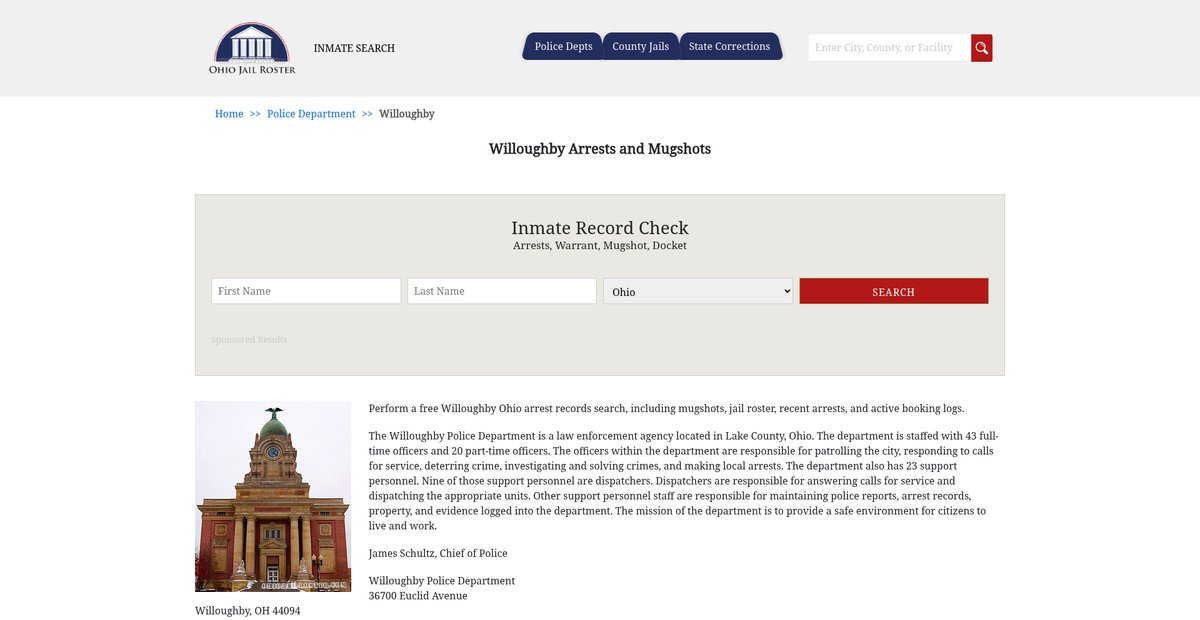 Preview of ohiojailroster.com