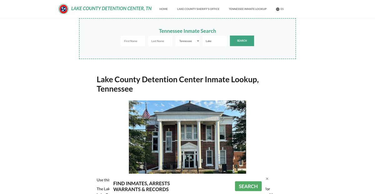 Preview of lakecountydetentiontn.org