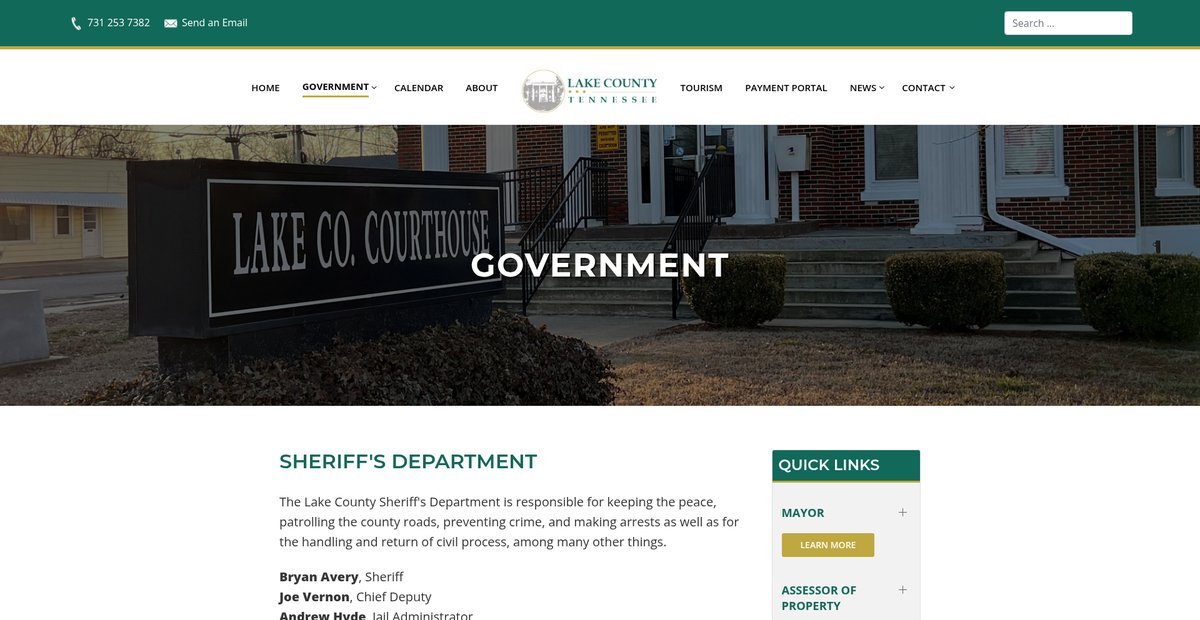 Preview of lakecountytn.gov