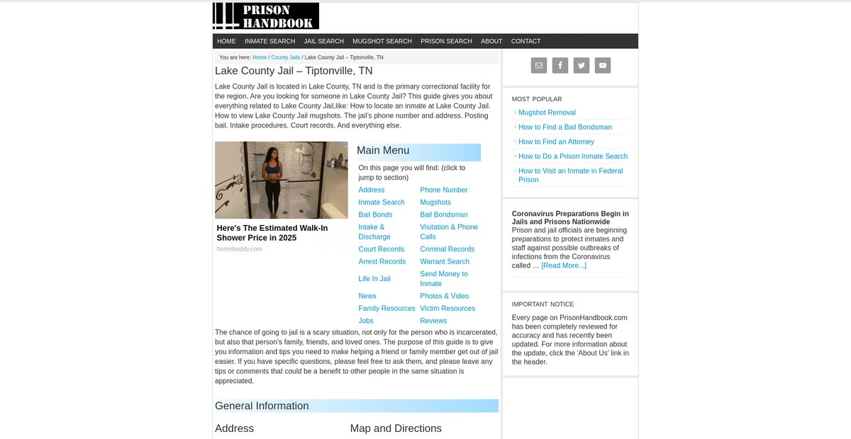 Preview of prisonhandbook.com