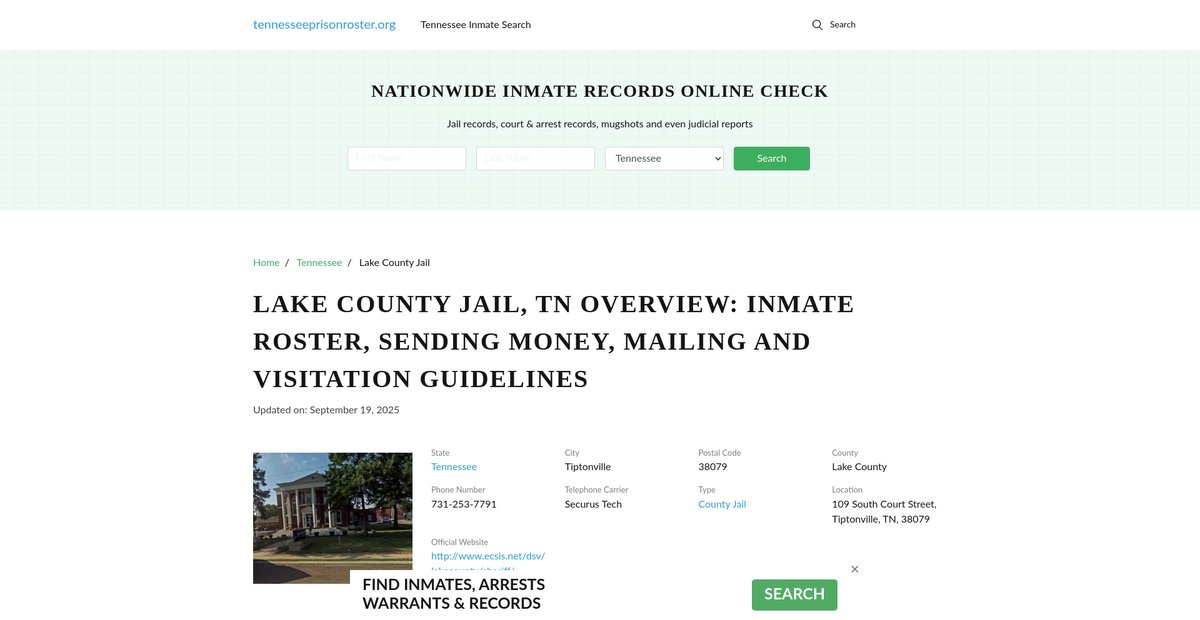 Preview of tennesseeprisonroster.org