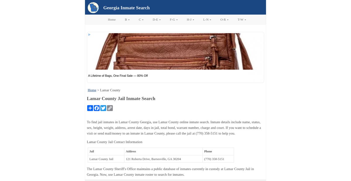 Preview of inmatesearchga.org