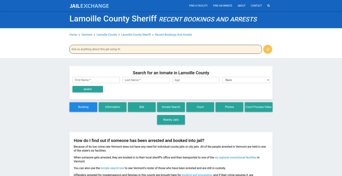 Preview of jailexchange.com