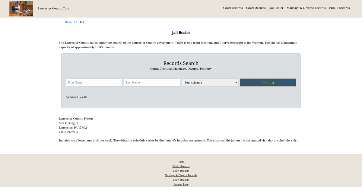 Preview of lancastercountycourt.org