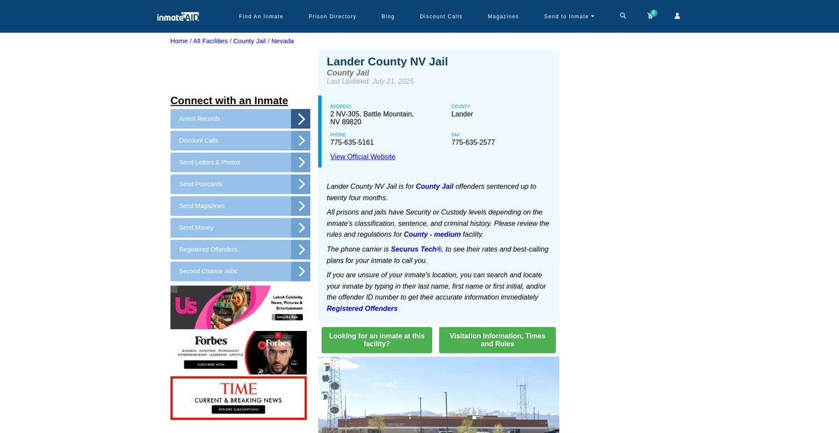 Preview of inmateaid.com