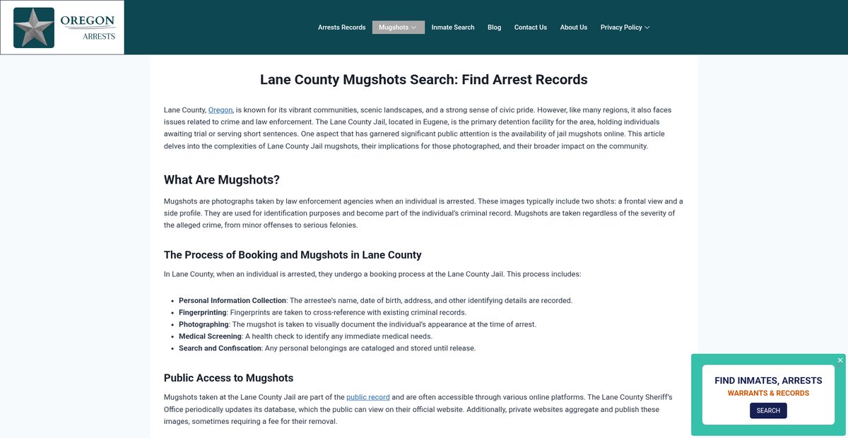 Preview of arrests-or.org