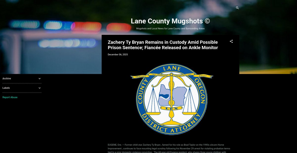 Preview of lanecountymugshots.blogspot.com