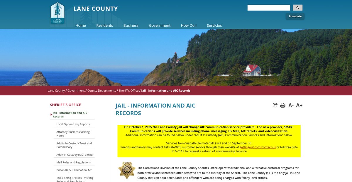 Preview of lanecountyor.gov