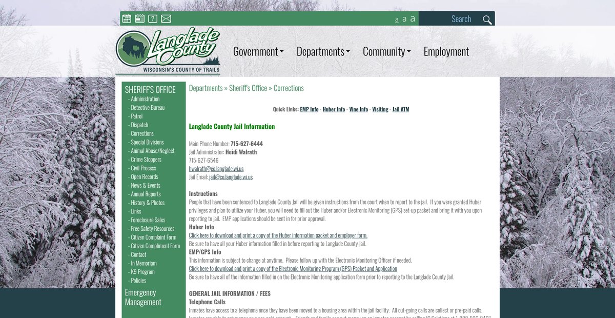 Preview of co.langlade.wi.us