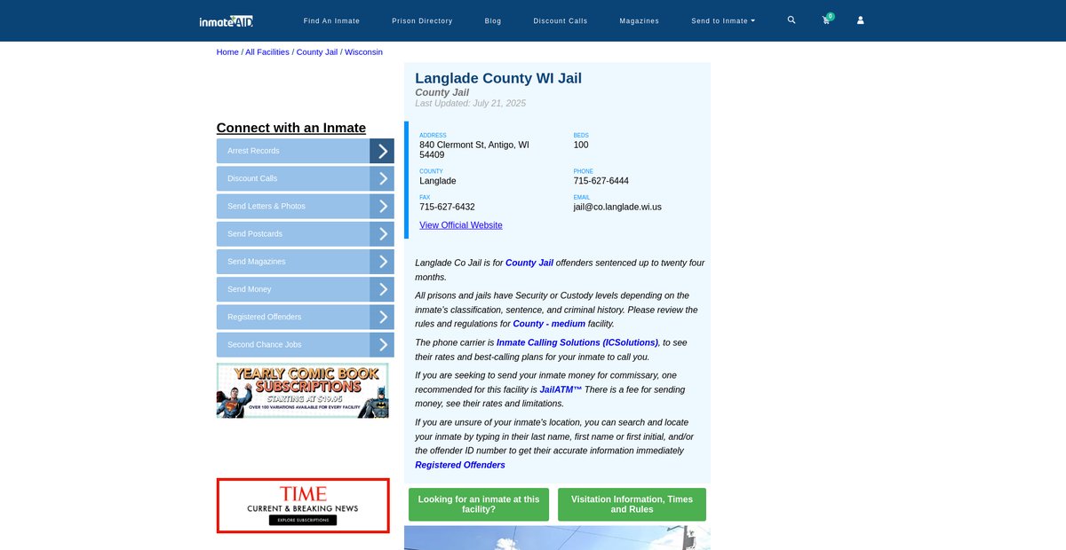 Preview of inmateaid.com