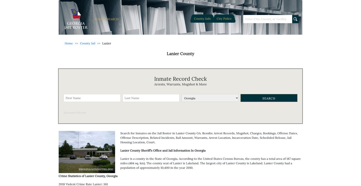 Preview of georgiajailroster.com