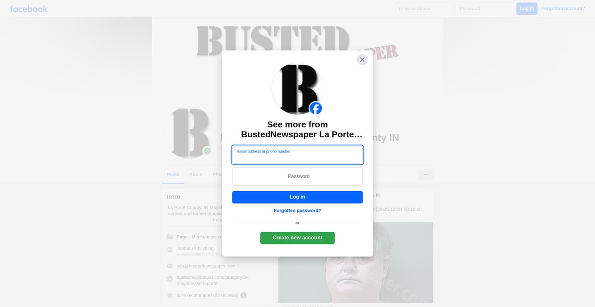 Preview of facebook.com