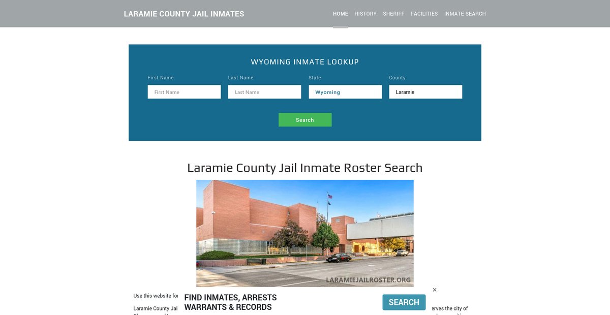 Preview of laramiejailroster.org