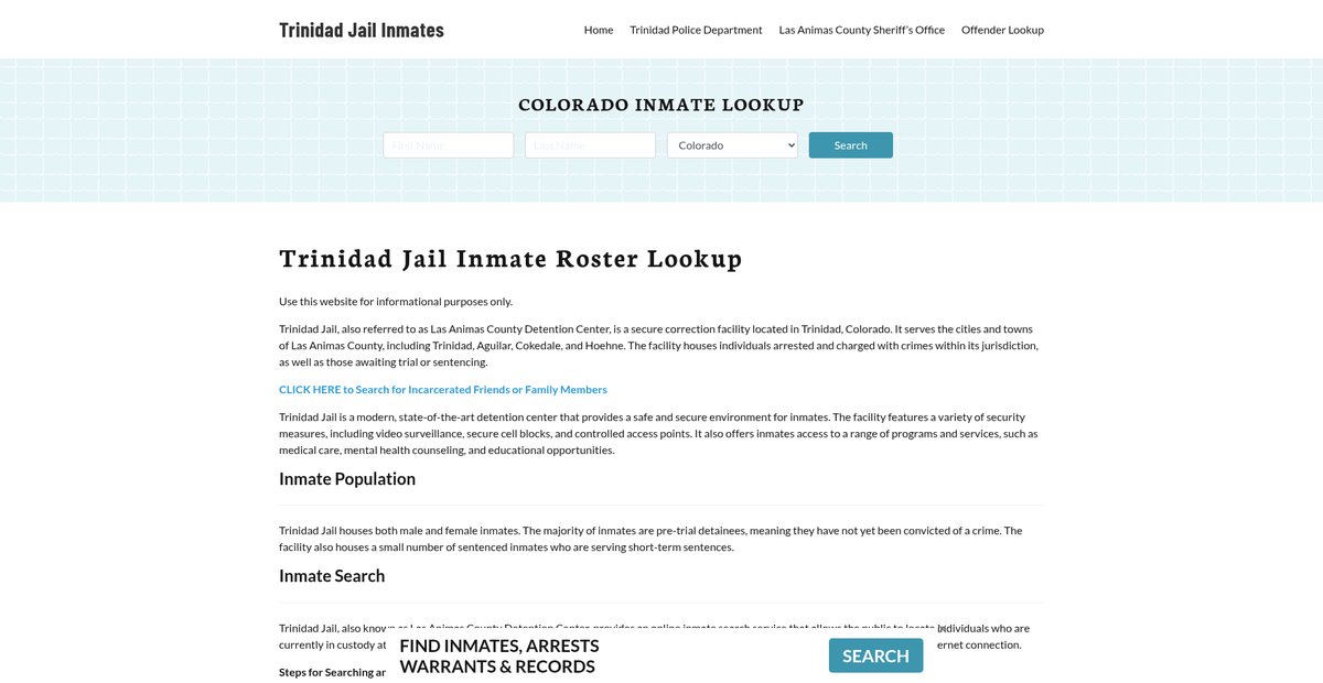 Preview of trinidadjail.org
