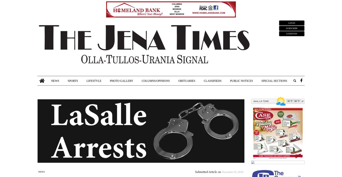 Preview of thejenatimes.net