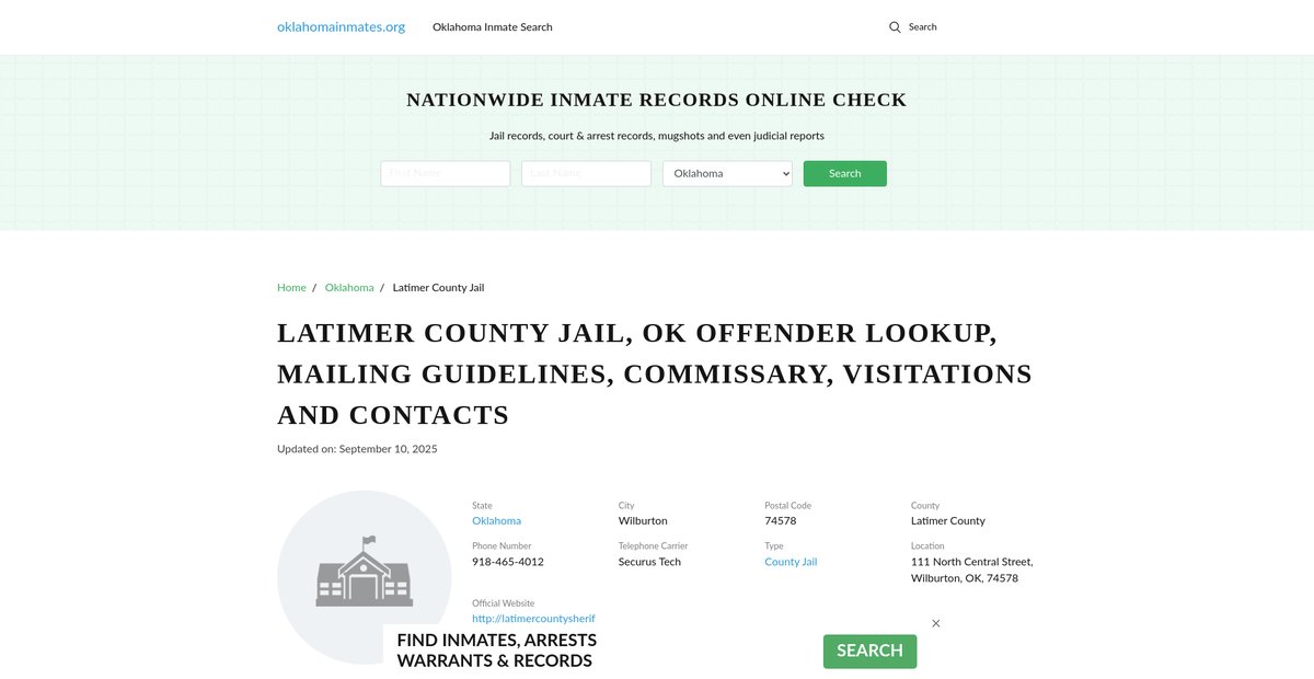 Preview of oklahomainmates.org