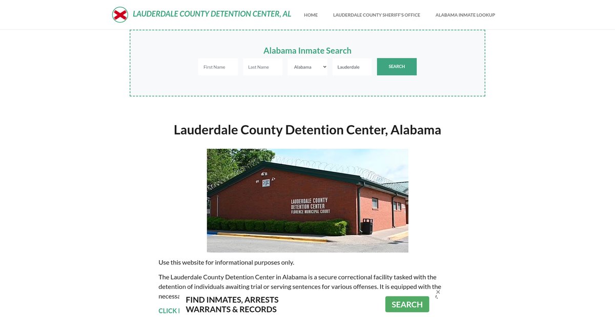 Preview of lauderdalecountydetentional.org