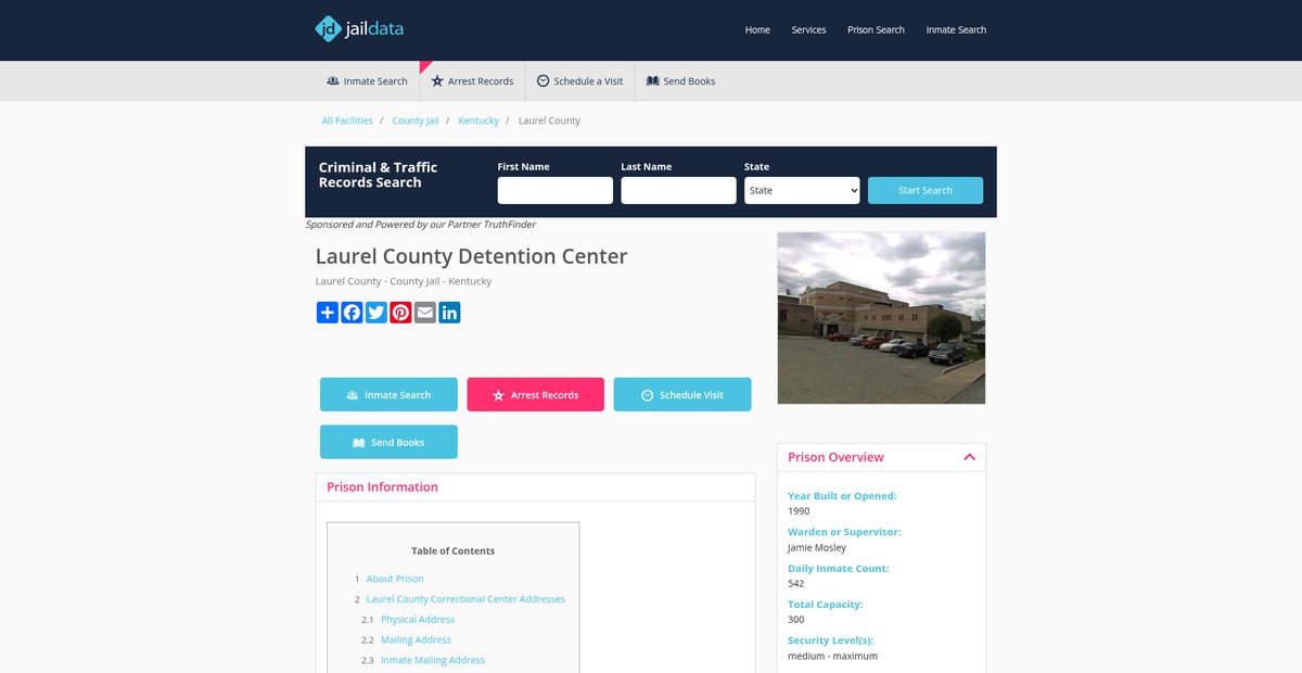 Preview of jaildata.com