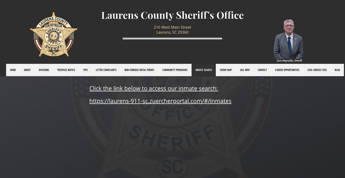 Preview of laurenscountysheriff.org