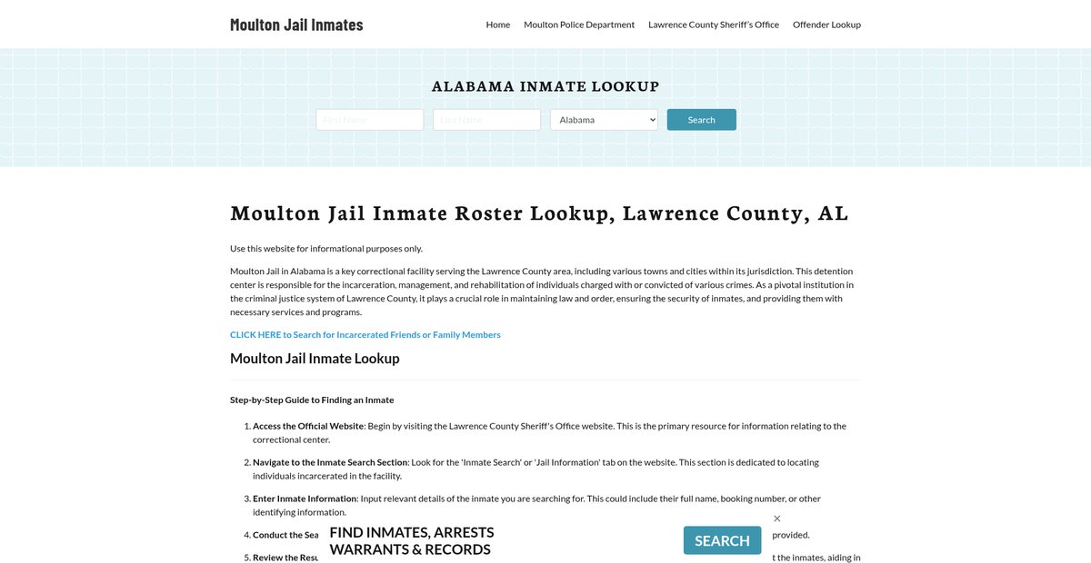 Preview of moultonjail.org