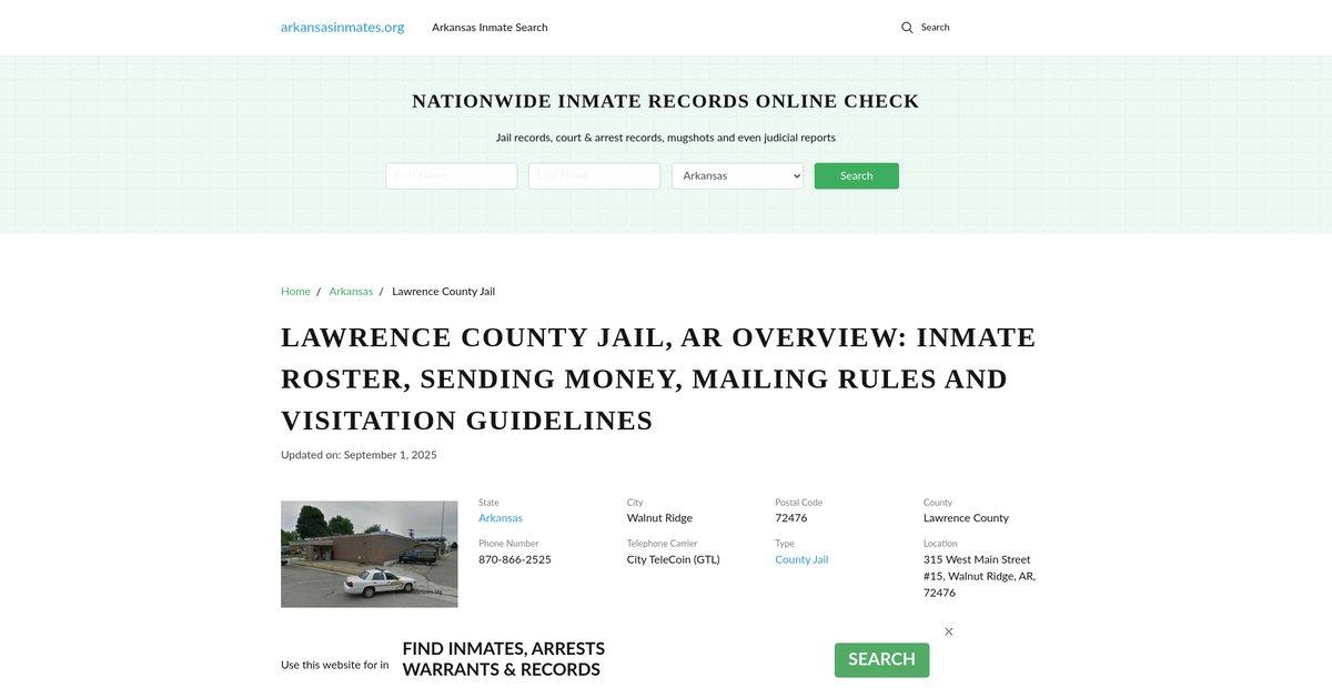 Preview of arkansasinmates.org