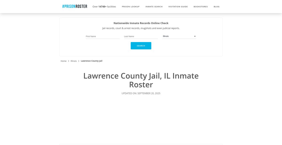 Preview of prisonroster.com