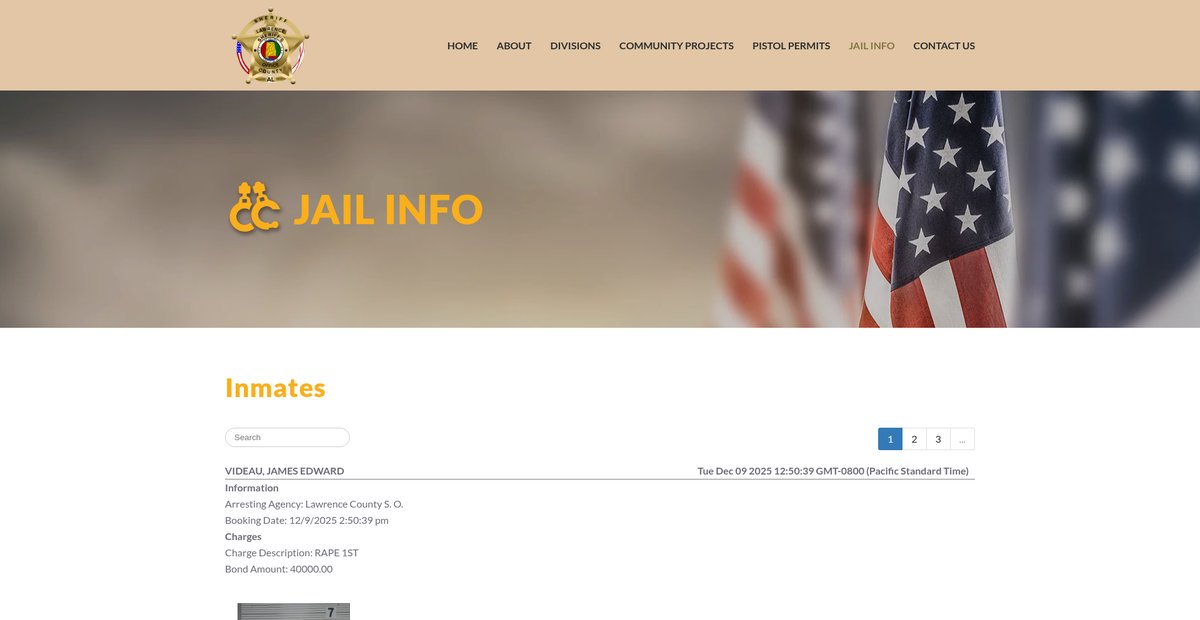 Preview of sheriff.lawrencecountyal.gov