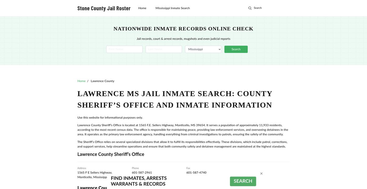 Preview of stonecountygov.com