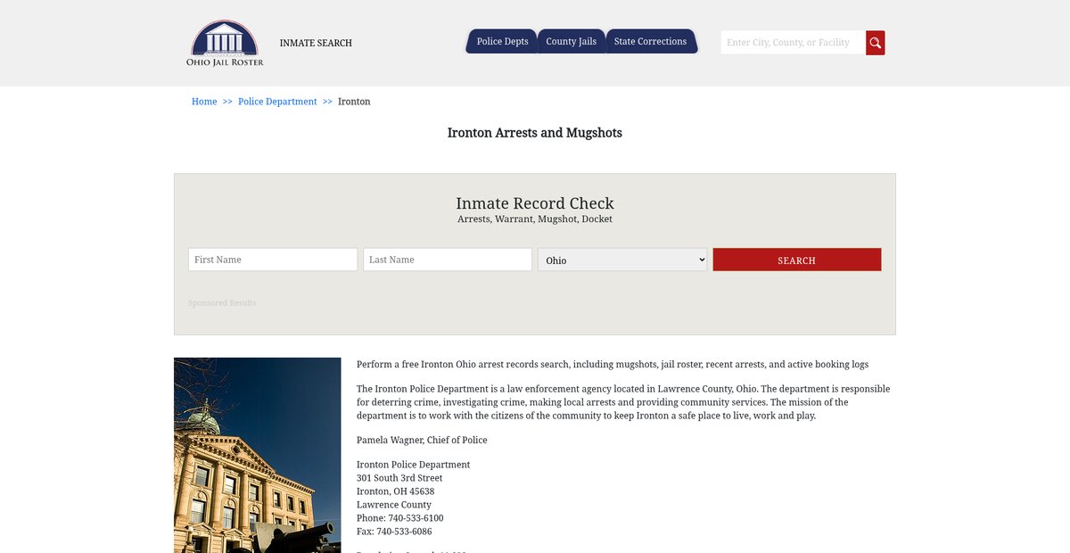 Preview of ohiojailroster.com