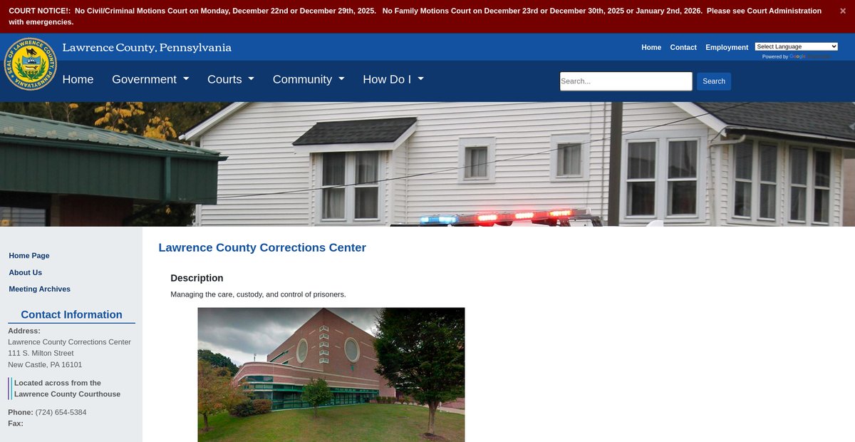 Preview of lawrencecountypa.gov