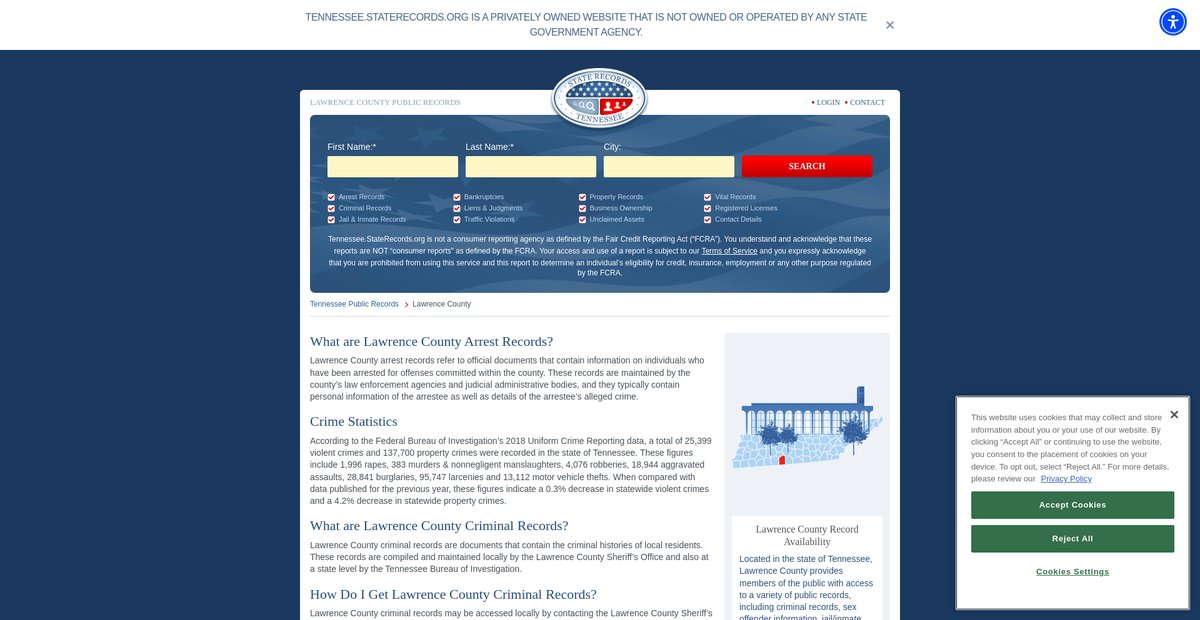 Preview of tennessee.staterecords.org
