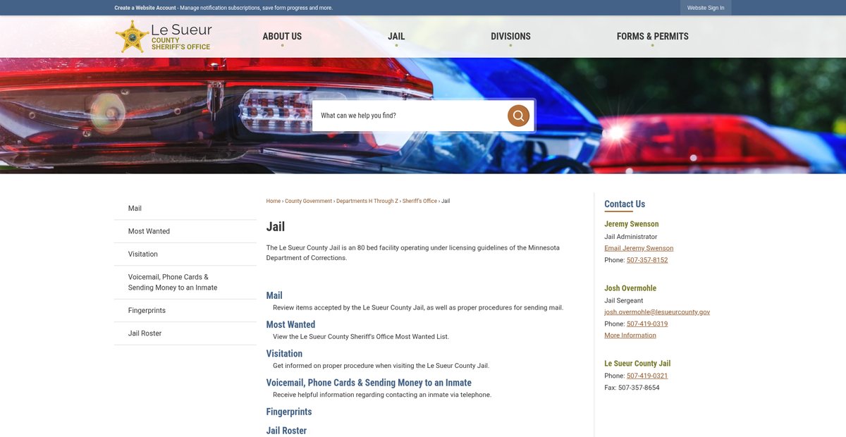 Preview of lesueurcounty.gov