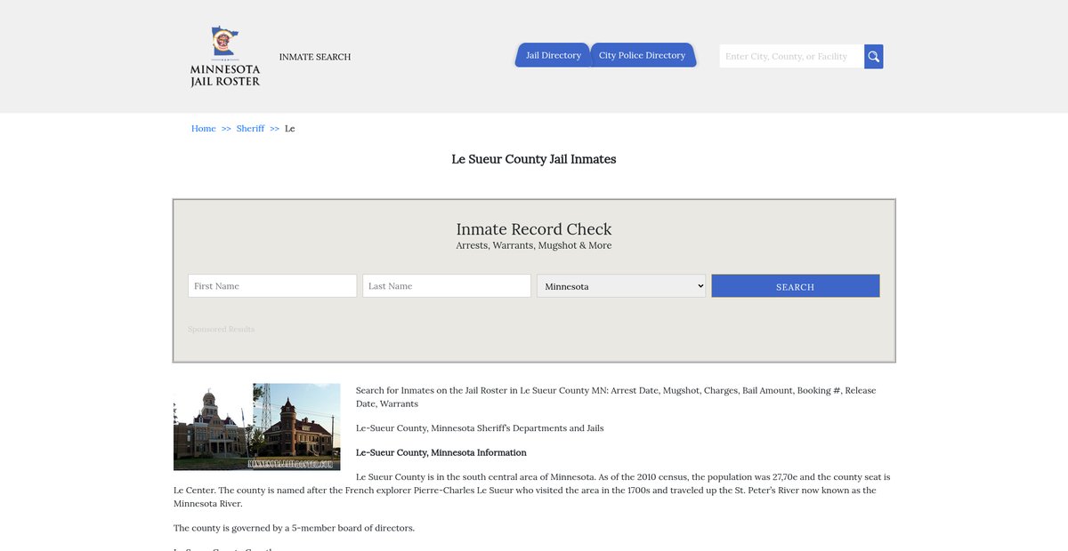 Preview of minnesotajailroster.com