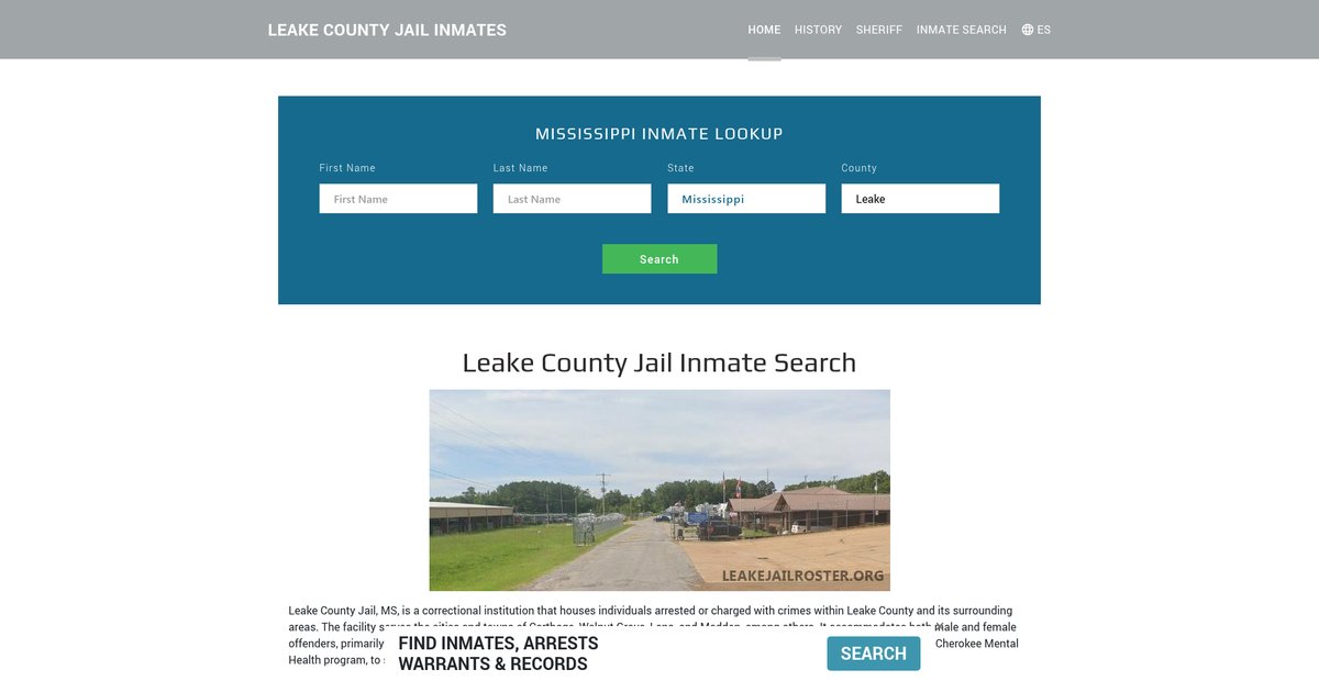 Preview of leakejailroster.org