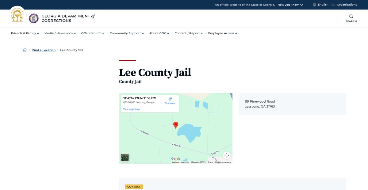 Preview of gdc.georgia.gov