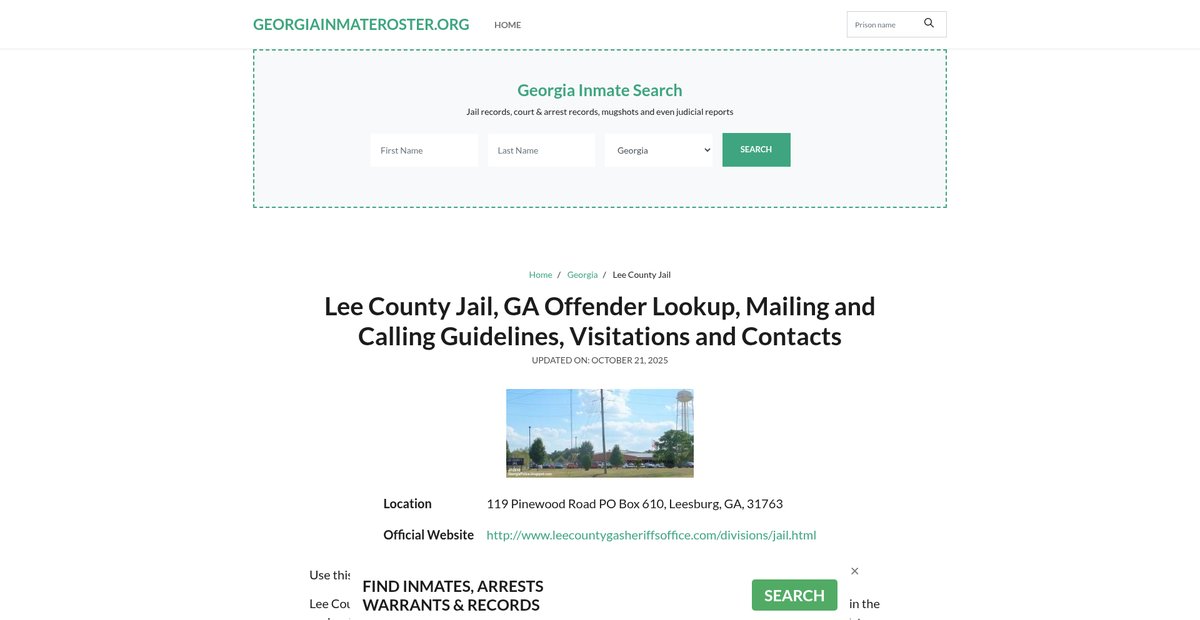 Preview of georgiainmateroster.org