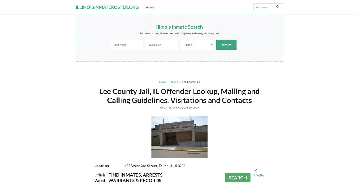 Preview of illinoisinmateroster.org