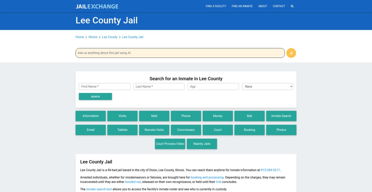 Preview of jailexchange.com