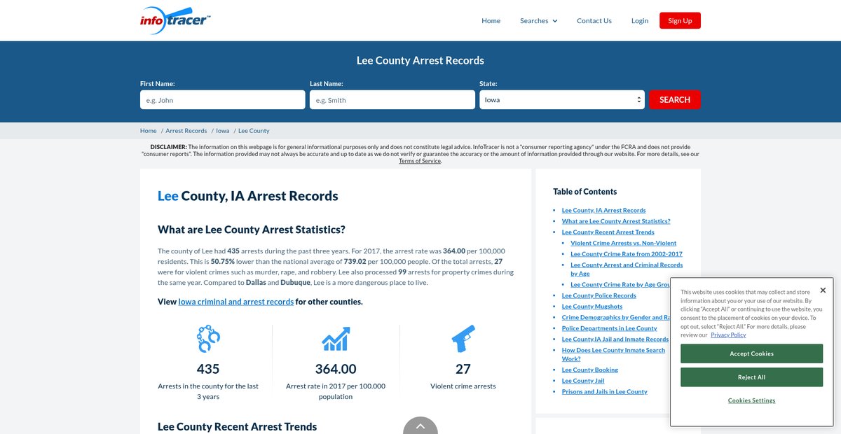 Preview of infotracer.com
