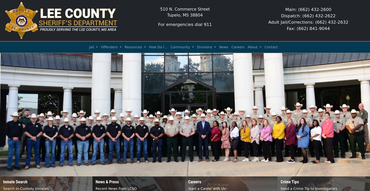 Preview of leecosheriff.com