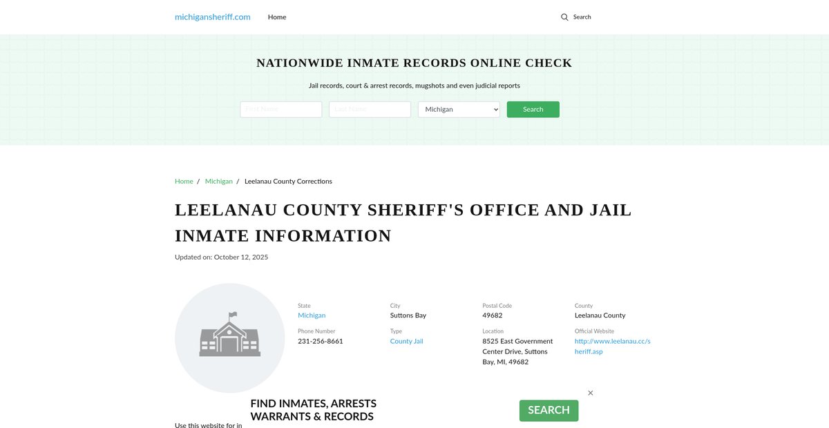 Preview of michigansheriff.com