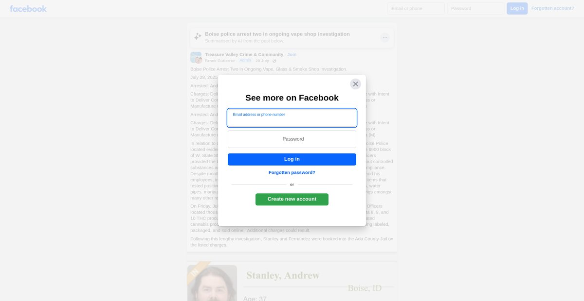 Preview of facebook.com