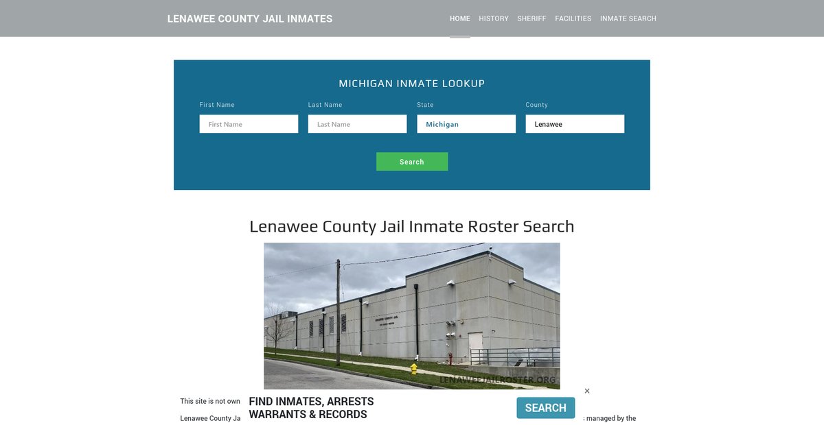 Preview of lenaweejailroster.org