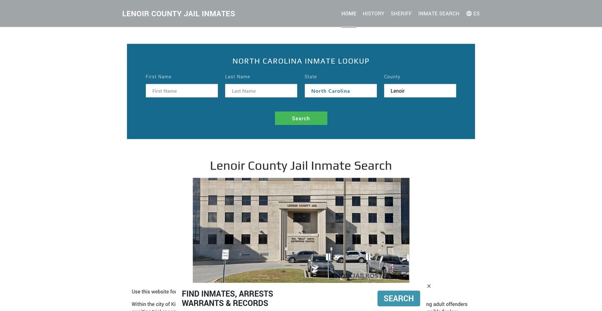 Preview of lenoirjailroster.org