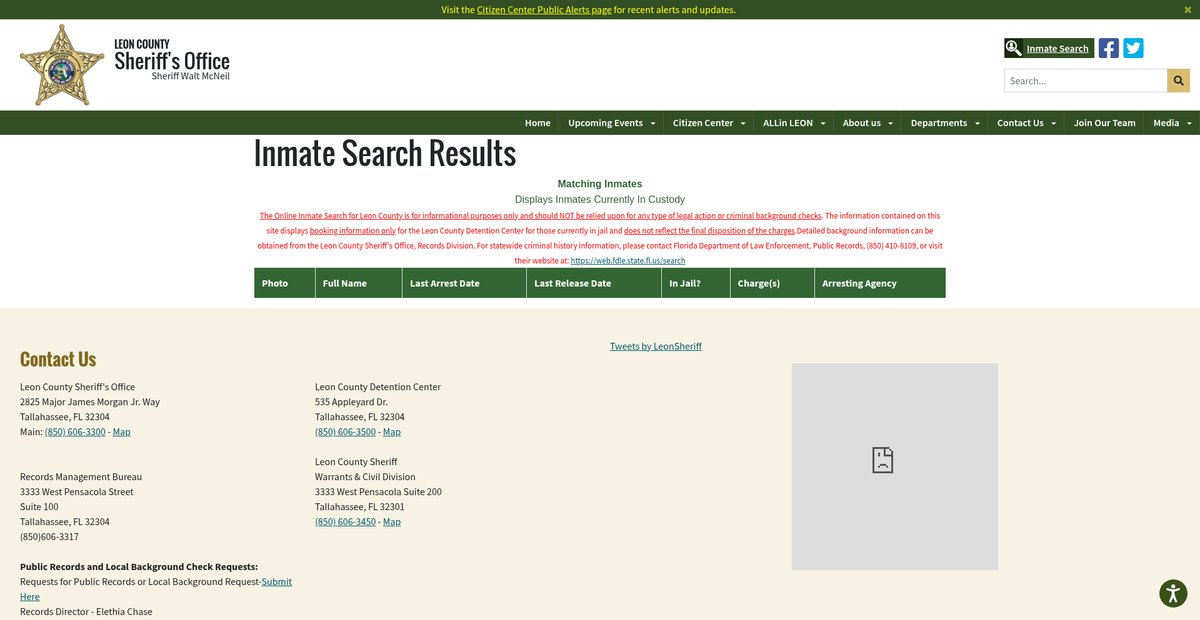 Preview of leoncountyso.com