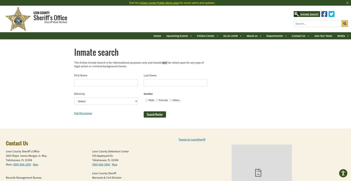 Preview of leoncountyso.com